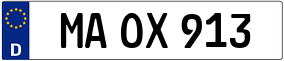 Truck License Plate